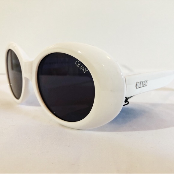 QUAY AUSTRALIA FRIVOLOUS 55mm OVAL SUNGLASSES - Picture 3 of 8